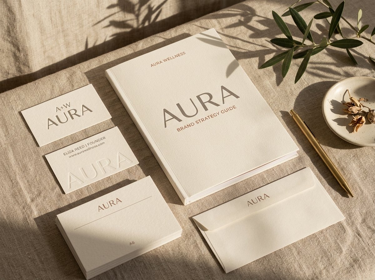 Aura Wellness - Brand Strategy Guide and visual identity direction
